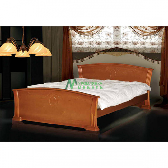 Кровать  Орхидея с изогнутой спинкой
